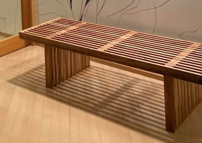 custom handmade bench