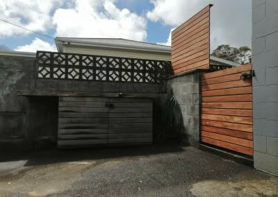 new gate and privacy screen in taranaki